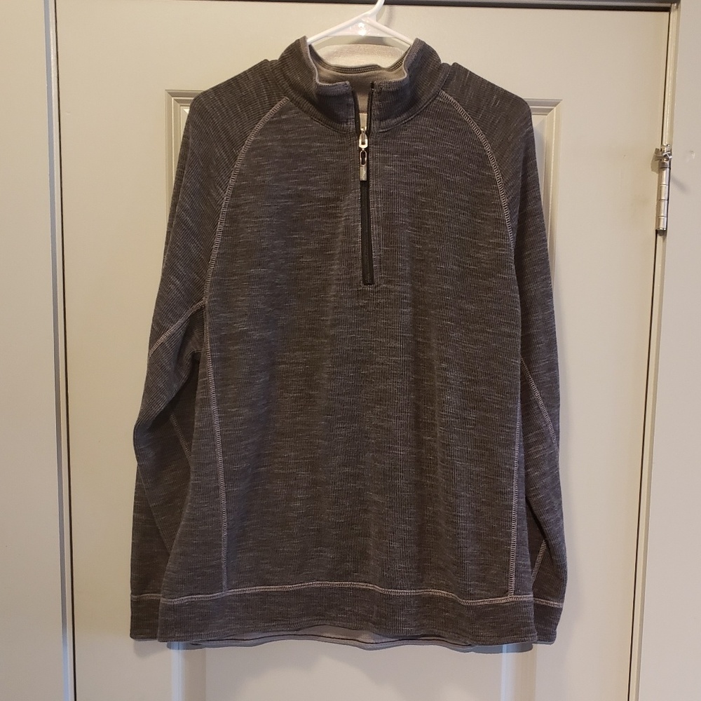 Tommy Bahama sweat shirt.